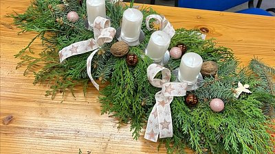 Adventní tvoření  pro dospělé - sobota
